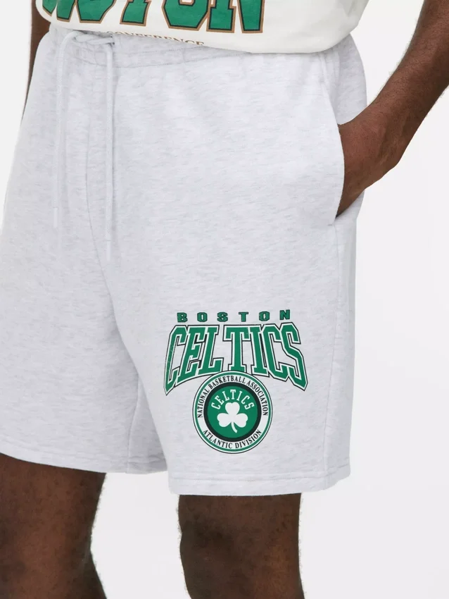 NBA Boston Celtics shorts med snøre