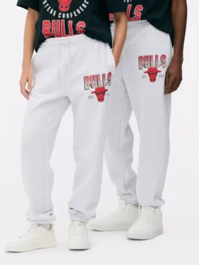 NBA Chicago Bulls joggingbukser med snøre