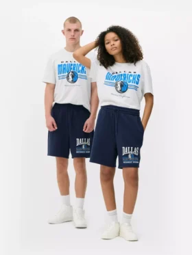 NBA Dallas Mavericks shorts med snøre
