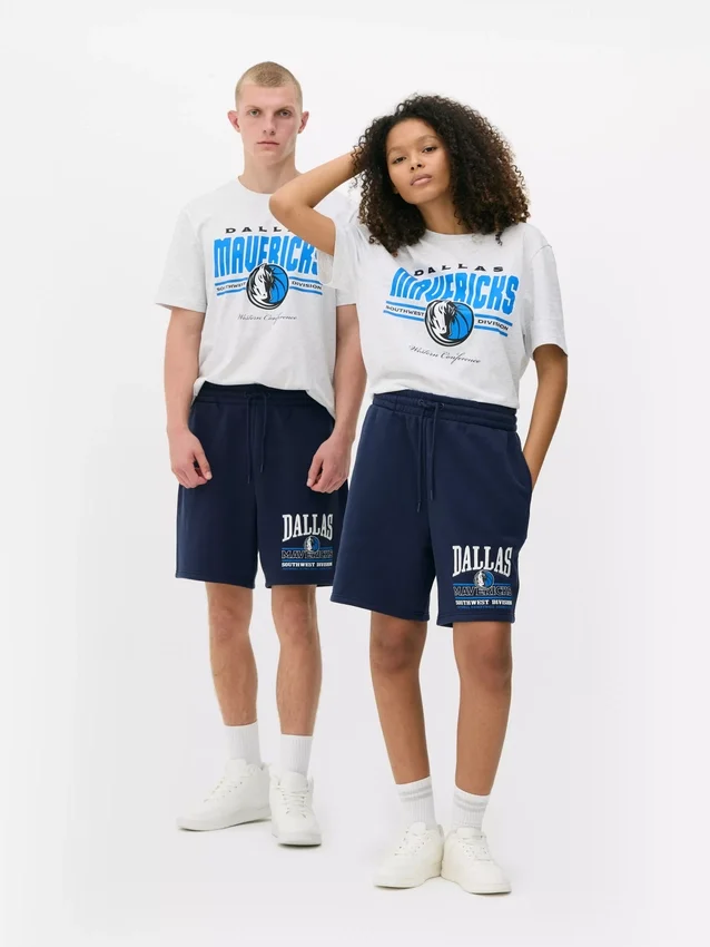 NBA Dallas Mavericks shorts med snøre