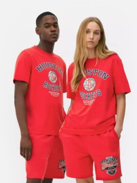 NBA Houston Rockets-logo-T-shirt