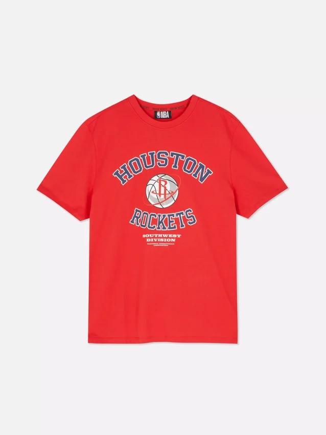 NBA Houston Rockets-logo-T-shirt