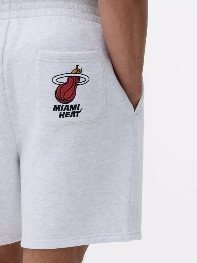 NBA Miami Heat shorts med snøre i taljen