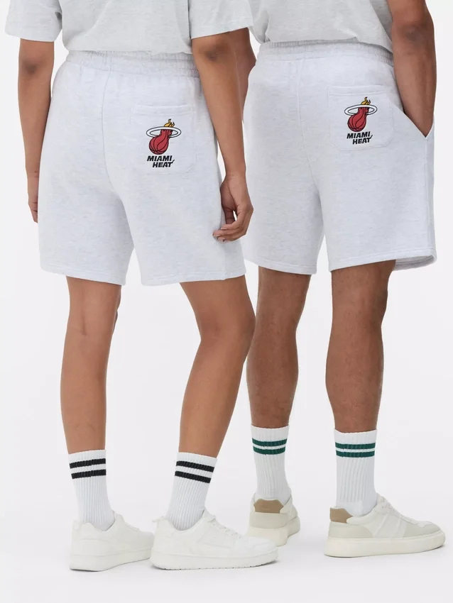 NBA Miami Heat shorts med snøre i taljen