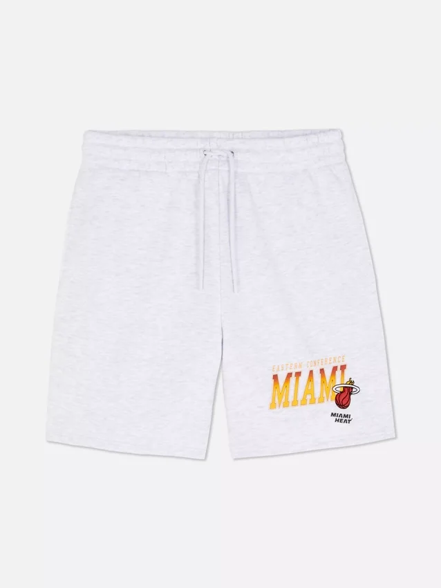 NBA Miami Heat shorts med snøre i taljen