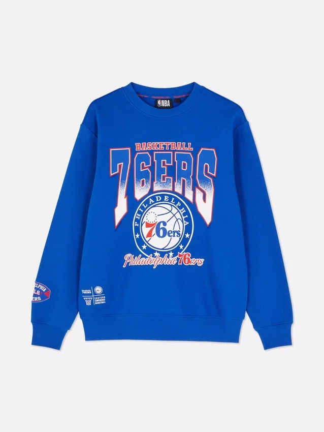 NBA Philadelphia 76ers sweatshirt med grafisk print