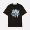 Neon Miami-skjorte med grafisk print