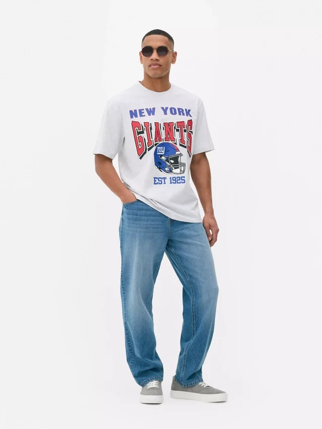 New York Giants T-shirt med rund halsudskæring