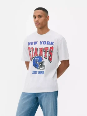 New York Giants T-shirt med rund halsudskæring