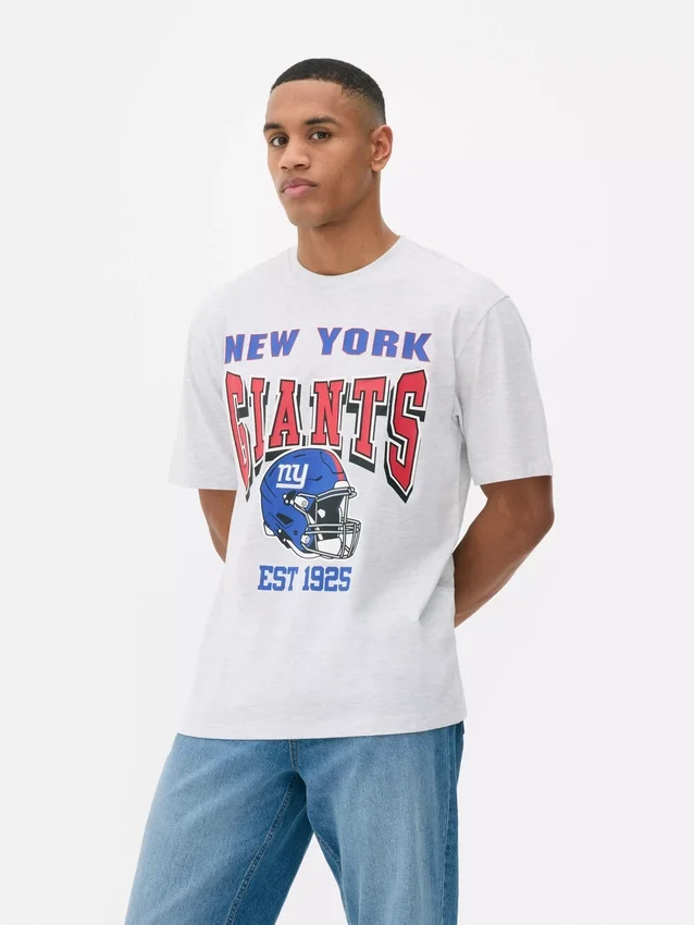 New York Giants T-shirt med rund halsudskæring