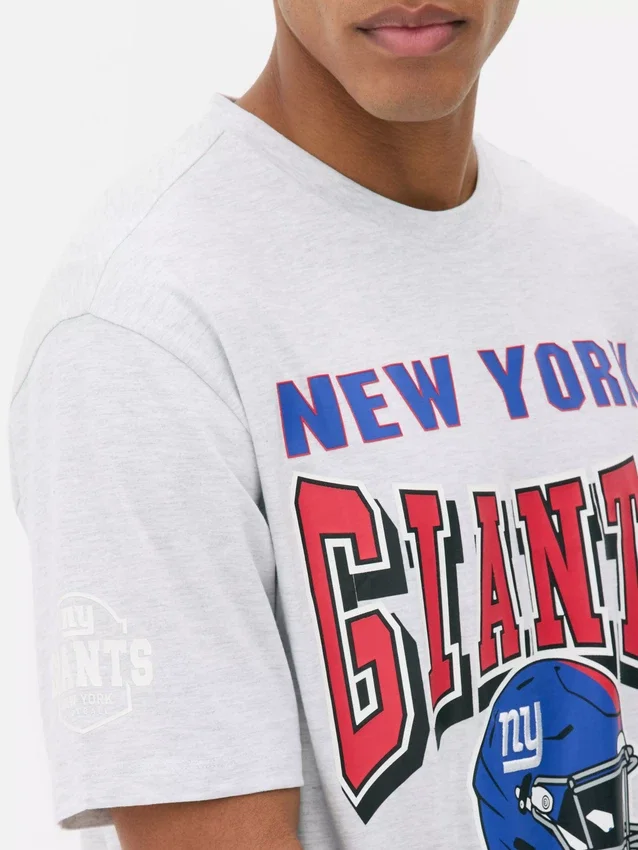 New York Giants T-shirt med rund halsudskæring