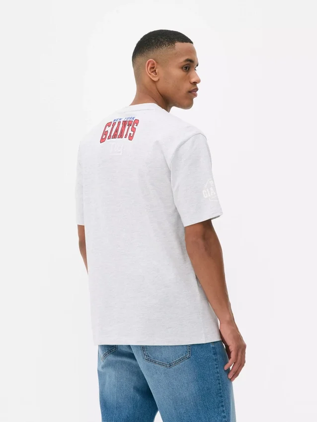 New York Giants T-shirt med rund halsudskæring