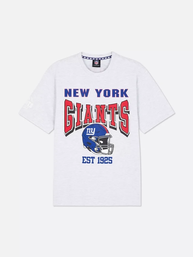 New York Giants T-shirt med rund halsudskæring