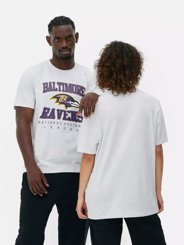 NFL Baltimore Ravens-logo-T-skjorte