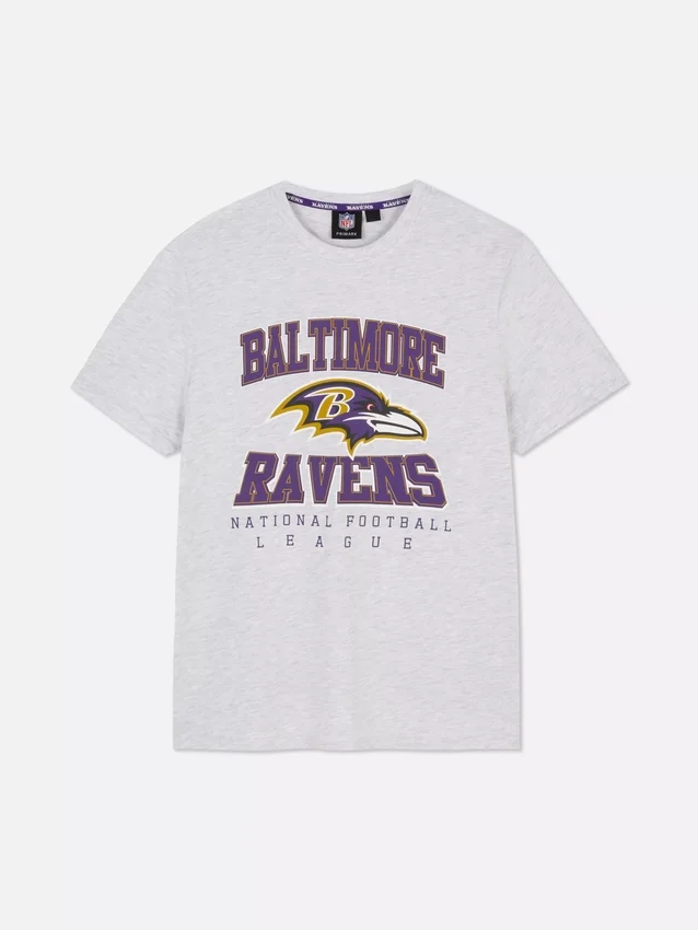 NFL Baltimore Ravens-logo-T-skjorte
