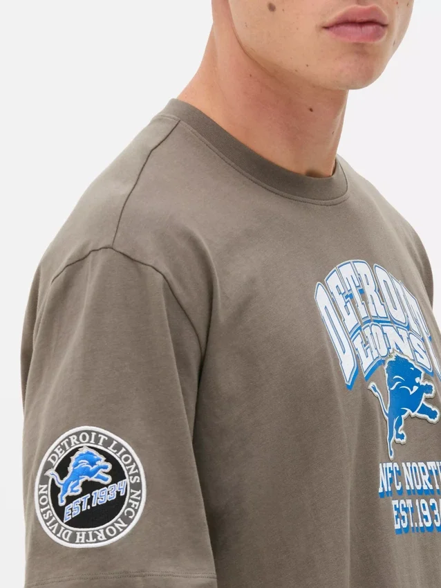 NFL Detroit Lions-logo-T-shirt