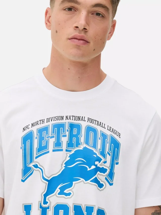 NFL Detroit Lions T-shirt med tryk