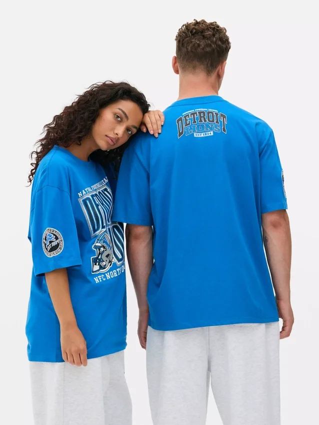 NFL Detroit Lions T-shirt med tryk