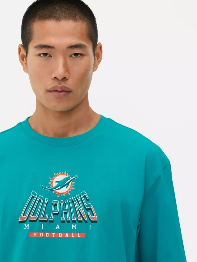 NFL Miami Dolphins-logo-T-shirt