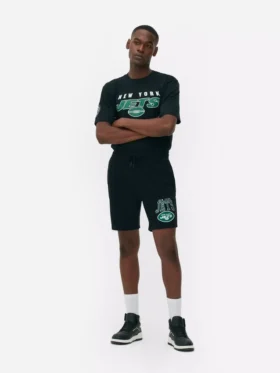 NFL New York Jets shorts med snøre i taljen