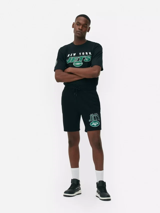 NFL New York Jets shorts med snøre i taljen