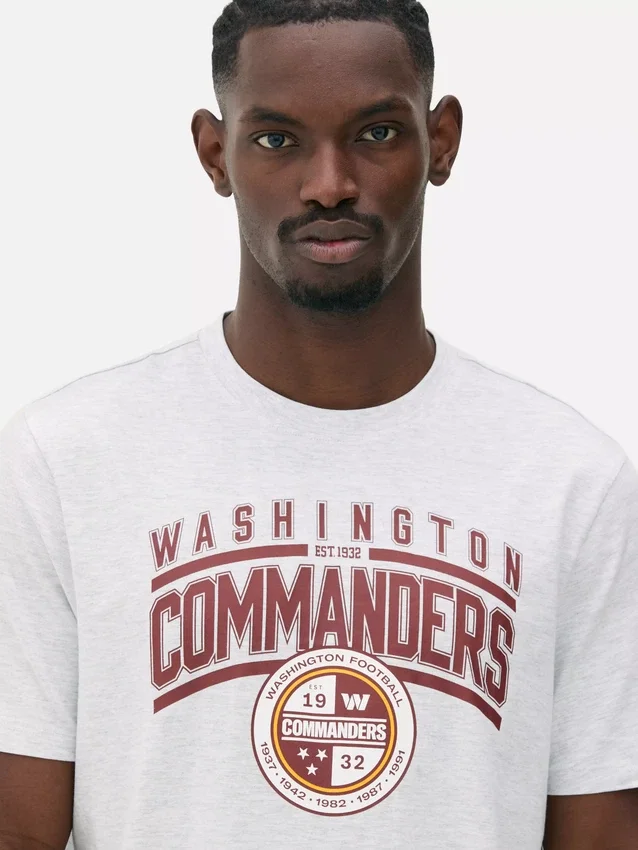 NFL Washington Commanders-logo-T-shirt