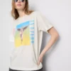 Nirvana bomulds-T-shirt med regnbue-motiv