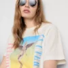 Nirvana bomulds-T-shirt med regnbue-motiv