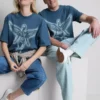 Nirvana-skjorte med engel-motiv
