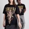 Nirvana-skjorte med engel-motiv