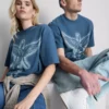 Nirvana-skjorte med engel-motiv