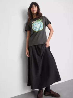 Nirvana-T-shirt i vasket bomuld
