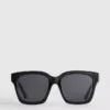 Overdimensionerede solbriller i cat-eye-stil
