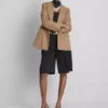 Oversized blazer med enkeltradet knaplukning