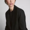 Oversized blazer med enkeltradet knaplukning