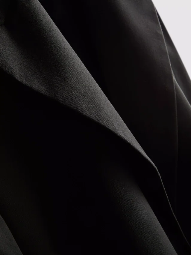 Oversized blazer med enkeltradet knaplukning