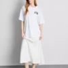 Oversized grafisk boyfriend-T-shirt i bomuld