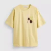 Oversized grafisk boyfriend-T-shirt i bomuld