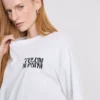 Oversized grafisk boyfriend-T-shirt i bomuld