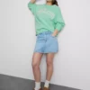 Oversized Malibu-sweatshirt med højt bomuldsindhold