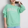Oversized Malibu-sweatshirt med højt bomuldsindhold