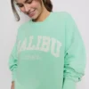 Oversized Malibu-sweatshirt med højt bomuldsindhold