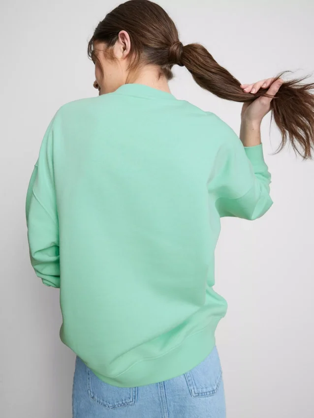 Oversized Malibu-sweatshirt med højt bomuldsindhold