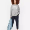 Oversized sweatshirt med grafisk print fra New York