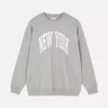 Oversized sweatshirt med grafisk print fra New York