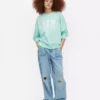 Oversized sweatshirt med »Miami«-skrift