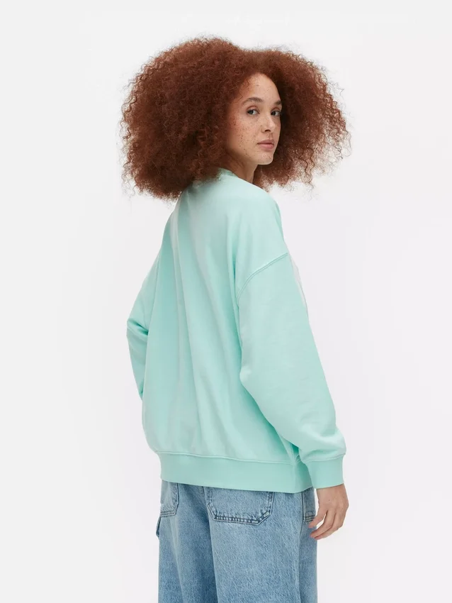 Oversized sweatshirt med »Miami«-skrift
