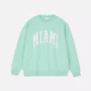 Oversized sweatshirt med »Miami«-skrift