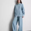 Oversized sweatshirt med sænkede skuldre