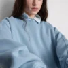 Oversized sweatshirt med sænkede skuldre